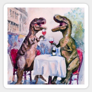 T-Rex Date Night Sticker